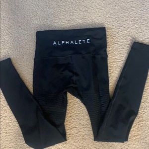 Black alphalete halos